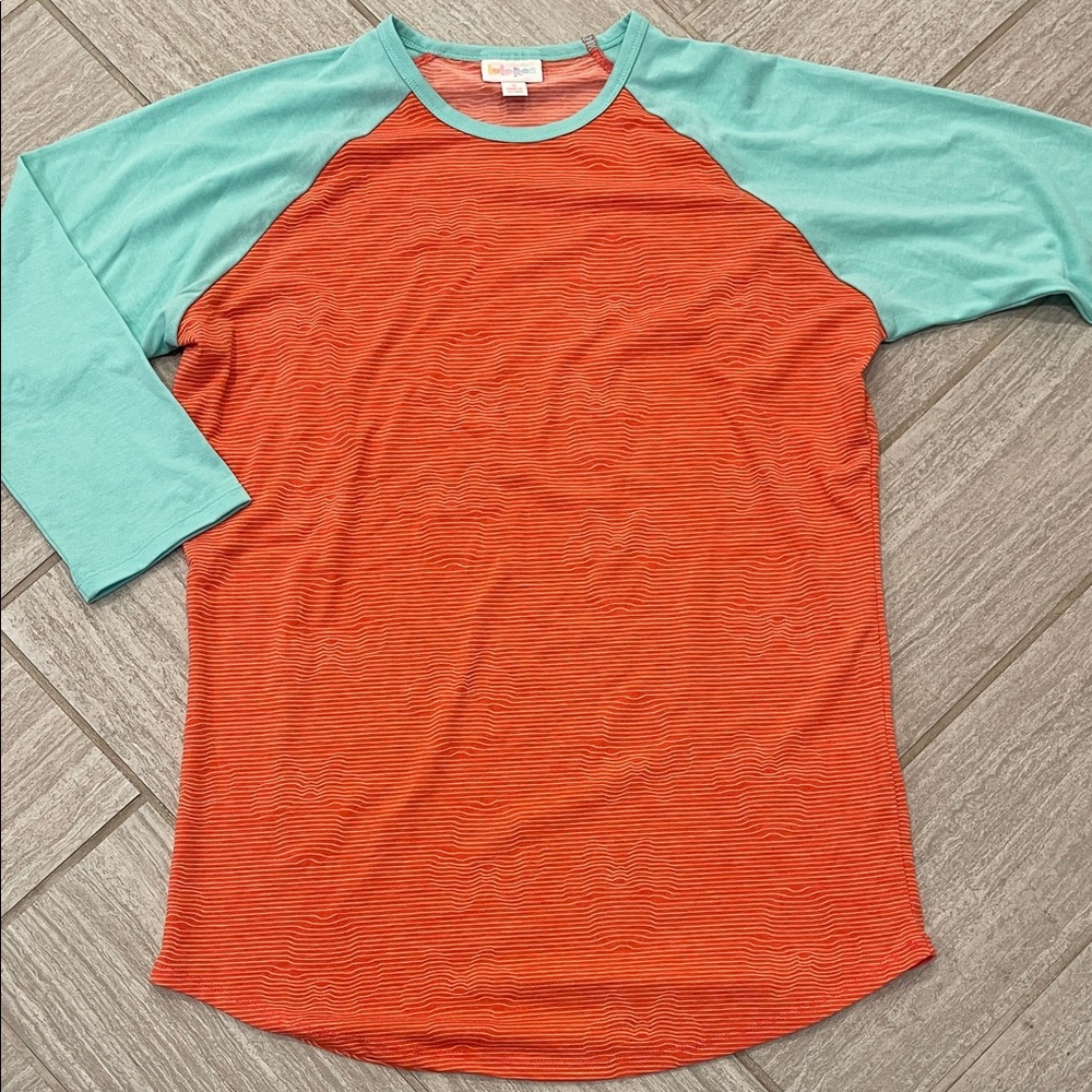 Disney Lularoe Vibrant Orange and Teal Randy